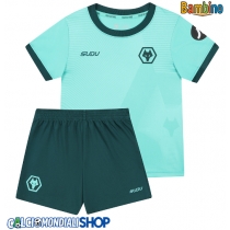 Maglie da calcio Wolves Seconda Maglia Bambino 2025-26 Manica Corta (+ Pantaloni corti)